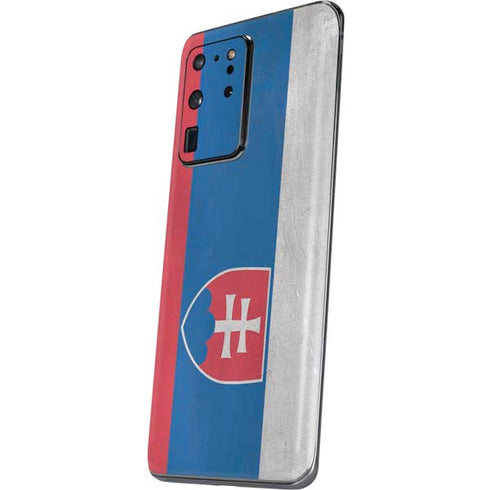 Slovakia Flag Distressed Galaxy S20 Ultra 5G Skin